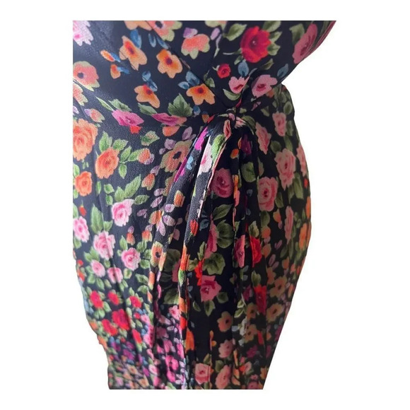 Yumi Kim Lexey Wrap Mini Dress in Kingston Garden Floral - Size Small - Picture 3 of 5